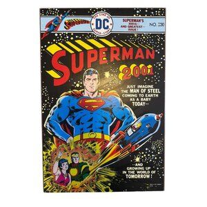 Superman Wooden Wall Hanging 24x19 – Retro DC Comics Superhero Home Decor
